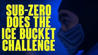 Sub-Zero does the Ice Bucket Challenge