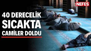 Diyarbakır'da turistler sıcak havadan korunmak için camilere sığındı