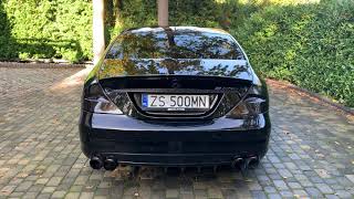 Mercedes CLS 500 AMG V8 Sound C219 Xpipe BRUTAL COLD START