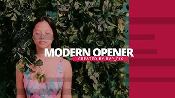 Modern Opener by bvp_pix | Premiere Pro Project - Motion Array template