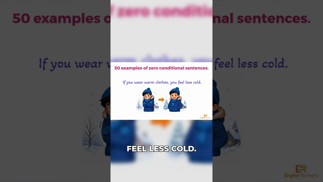 Master Zero Conditionals with 50 Real-Life Sentences #SpokenEnglish #GrammarShorts