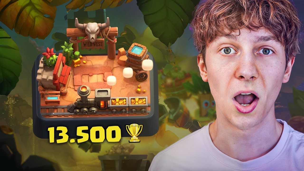 wbiłem 13.500 pucharków w clash royale