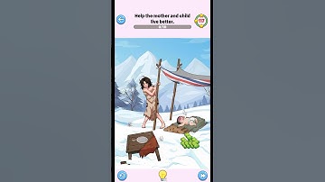 Brain Up-Drama Puzzle Game - Level 101 - Help the mother and child live better.