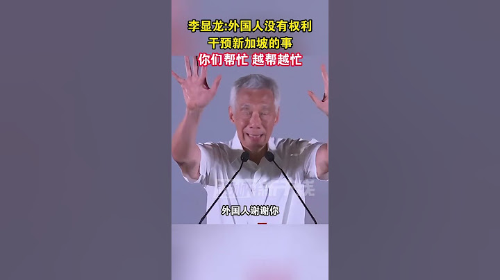 李显龙：外国人没有权利干预新加坡的事，你们帮忙 越帮越忙#海峡新干线