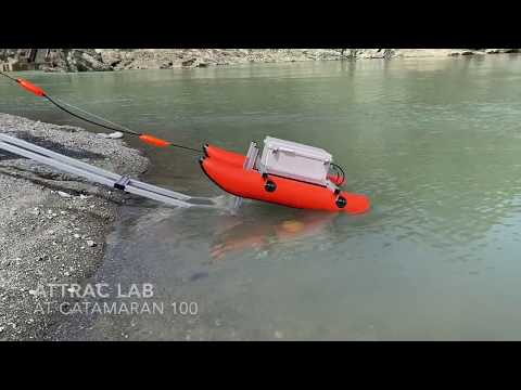 AT-Catamaran 100 USV　（サイドスキャンソナー搭載）