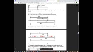 bio 2 gene mapping worksheet