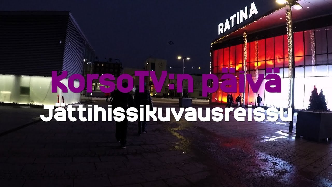 Nyssejä ja hissejä Tampereella - KorsoTV:n päivä 4.1.2019