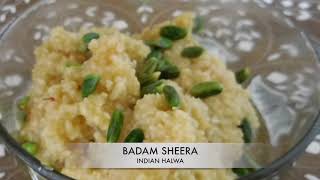 Pure Badam Sheera | 100% Almond Halwa | Indian Sweets | Velvet Flavours