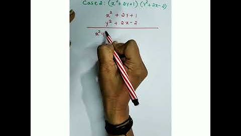 Multiplying trinomial to trinomial