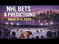 🏒NHL PICKS, BEST BETS, PREDICTIONS💰 3/4/26