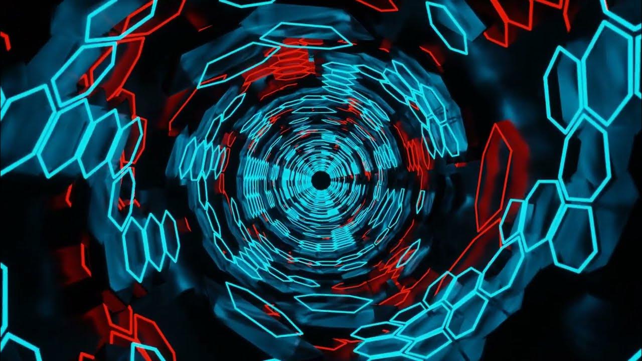 VJ LOOP NEON Colorful Tunnel Compilation Abstract Background Video Lines  Pattern 4k Screensaver - YouTube