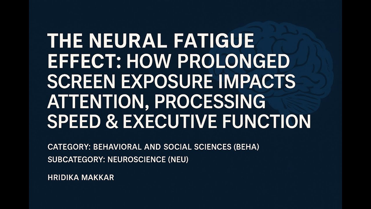The Neural Fatigue Effect - IRIS : 2025-2026 (BEHA) (NEU)