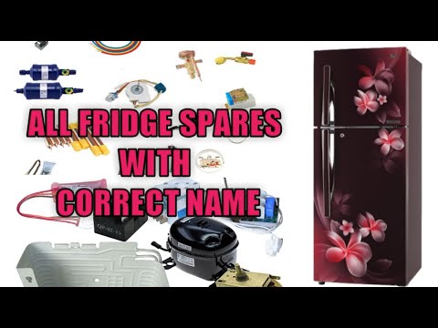 FRIDGE SPARE PARTS WITH NAMES/FRIDGE spare parts|Ac fridge washing machine spares|JS