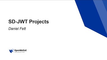 SD-JWT Projects - Daniel Fett)