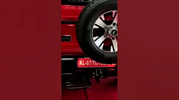 Force Gurkha Red Colour Rear Profile 