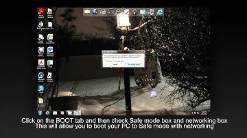 How to boot Windows Vista or Windows 7 to safe mode from inside windows