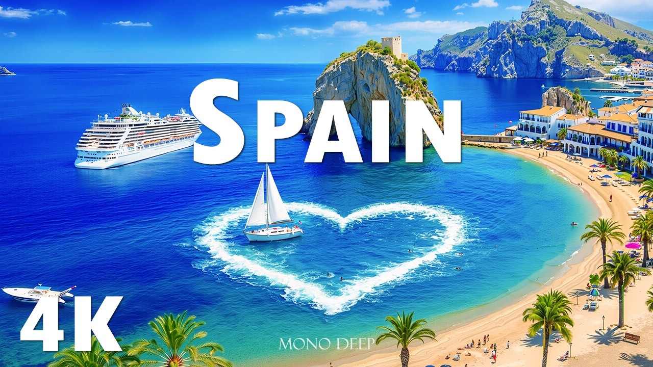 SPAIN REVEALED IN STUNNING 4K DRONE FOOTAGE | From Mediterranean Blues to Cultural Heart