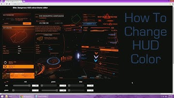 How to modify HUD color - Elite Dangerous