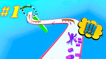 Rope-Man Run 3D - All Levels (1-16)  (Android&ios)  Gameplay Walkthrough