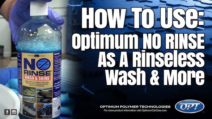 OPTIMUM  No Rinse Perfect Rinseless Wash Detailer's Kit – Car