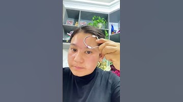 Spring facial hair remover threading tool. #shorts  #youtubeshorts #discountdrops