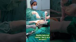 Caesarean delivery of a healthy baby!! #baby #babydelivery #doctor screenshot 5