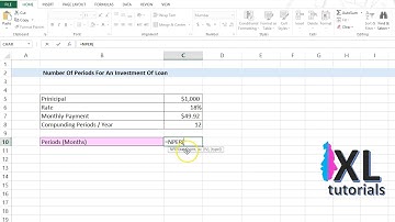 What Function Would You Use To Calculate The Total Number Of Periods In A Loan Or Investment