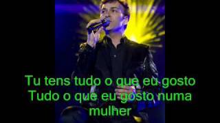 Video thumbnail of "Tony Carreira--O que eu gosto numa mulher--letra"