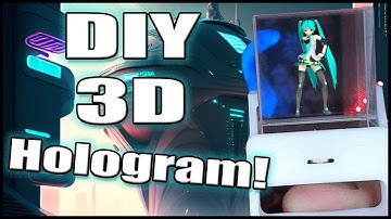 Creating my Holographic Waifu with an ESP32 and a Beam Splitter!!! 😎😈(╯°□°）╯︵ ┻━┻