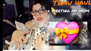Temu Haul Taking You To Meet Mom And Try Her Wedding Guest Outfit On