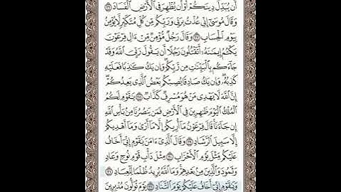 سورة غافر مكتوبة تلاوة سعود الشريم و عبدالرحمن السديس
