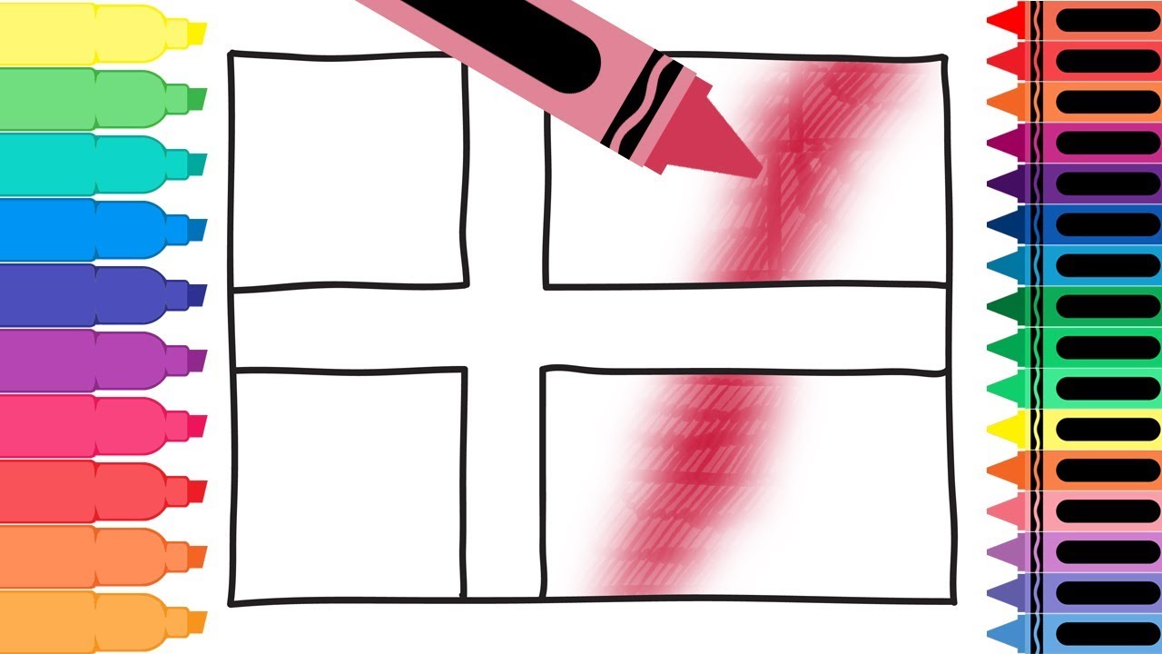 Download How to Draw Denmark Flag - Drawing the Danish Flag ...