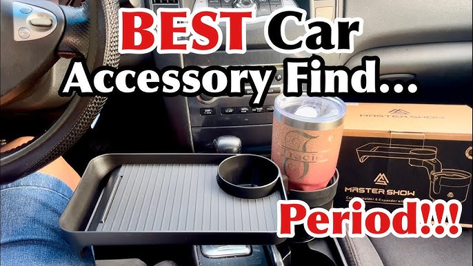 ibasenice 5pcs Car Table Car Food Holder Tray Car Seat Tray Car Eating Tray  Cup Holder Tray Foldable Car Cup Holder Car Food Drink Tray Headrest Cup