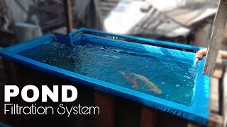 DIY KOI POND FILTER using Buckets