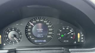 Mercedes E200 Kompressor W211 0-100km/h 184PS