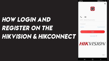 Hik-Connect & Hilook phone apps - How to login to the app for the 1st time