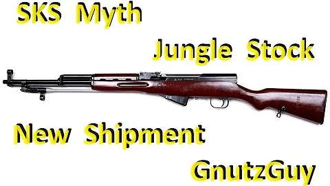 SKS Myth Chinese Jungle Stock is not military, false. Unissued. New shipment Canada. P1