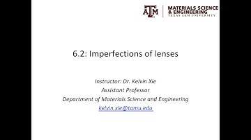 6.2 - Imperfections of lenses: Astigmatism, spherical aberration, and chromatic aberration