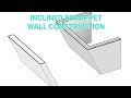 Slanted/Inclined Parappet Wall