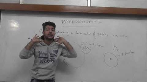 Nuclei  Radioactivity, Types of Decays  Lecture 3