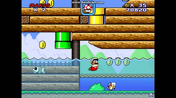 Super Mario Flash 2 Custom Level: Ashore Galleons Beach
