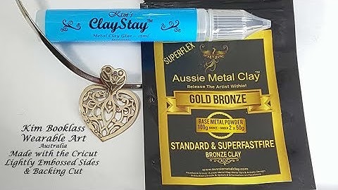 CRICUT Embossing With Metal Clay Part 1