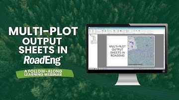 Multi-Plot: Creating Output Sheets in RoadEng