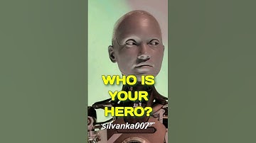 WHO IS YOUR HERO? 🤔 #ameca #robot #engineeredarts #robothuman #robotics #humanoid #tiktok #ytshorts