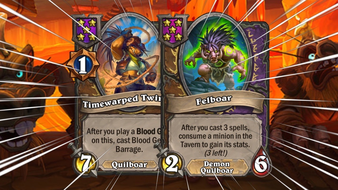 HEAVY BARRAGE COMEBACK WITH 1 HP?! | Hearthstone Battlegrounds