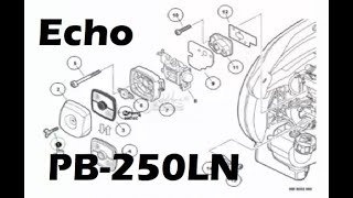 Echo PB-250LN Blower Replacement Air Cleaner Cover Parts Look Up