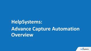 Advanced Document and Data Capture Overview Demo (Version 6.0) Wealth