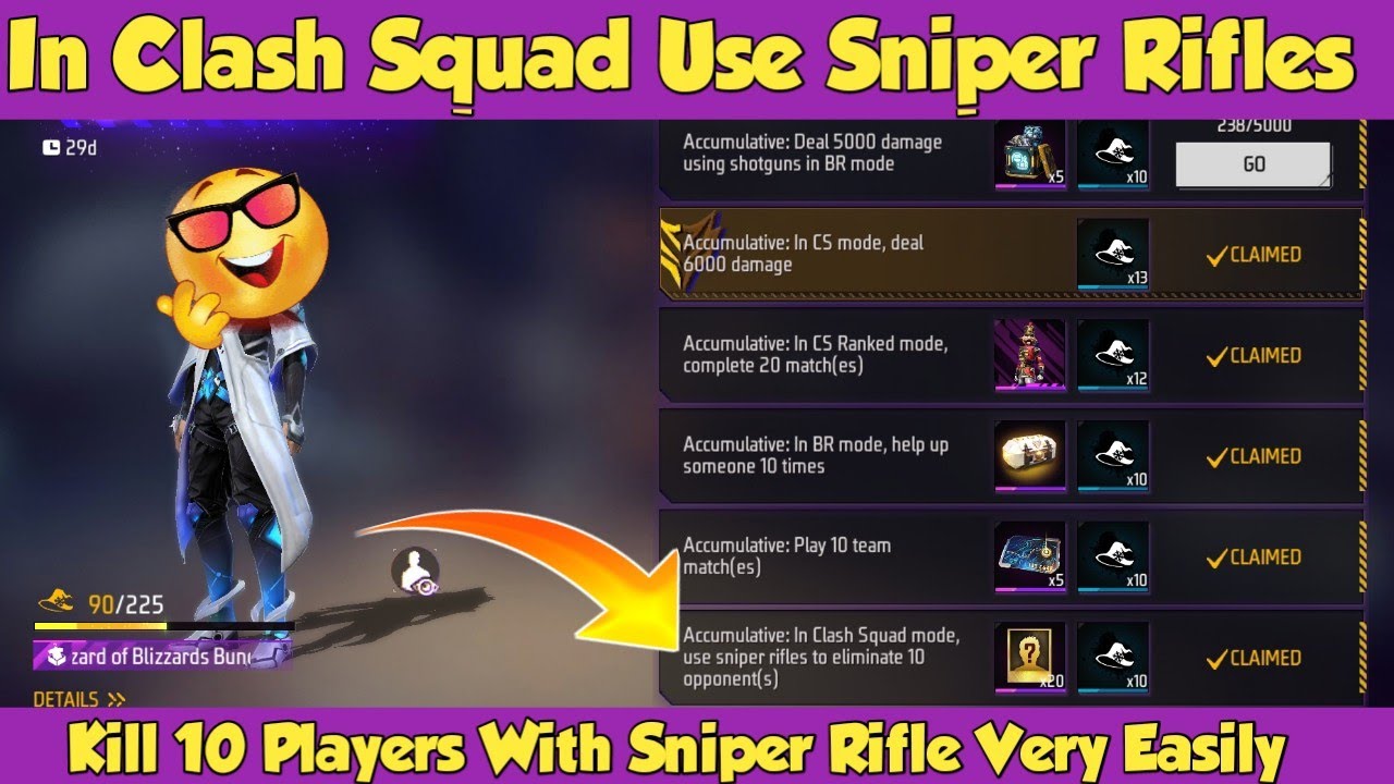 Sniper Rifles in Garena Free Fire：decide your triumph in far range