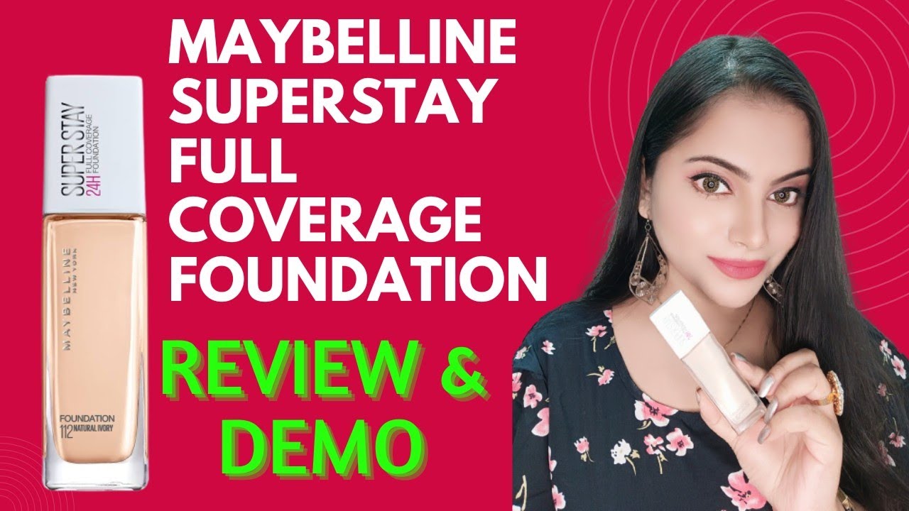 Maybelline superstay foundation review / how to use maybelline