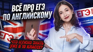 картинка: ВСЕ О ЕГЭ ПО АНГЛИЙСКОМУ ЯЗЫКУ | Что уже нужно знать в 10 классе? | Умскул